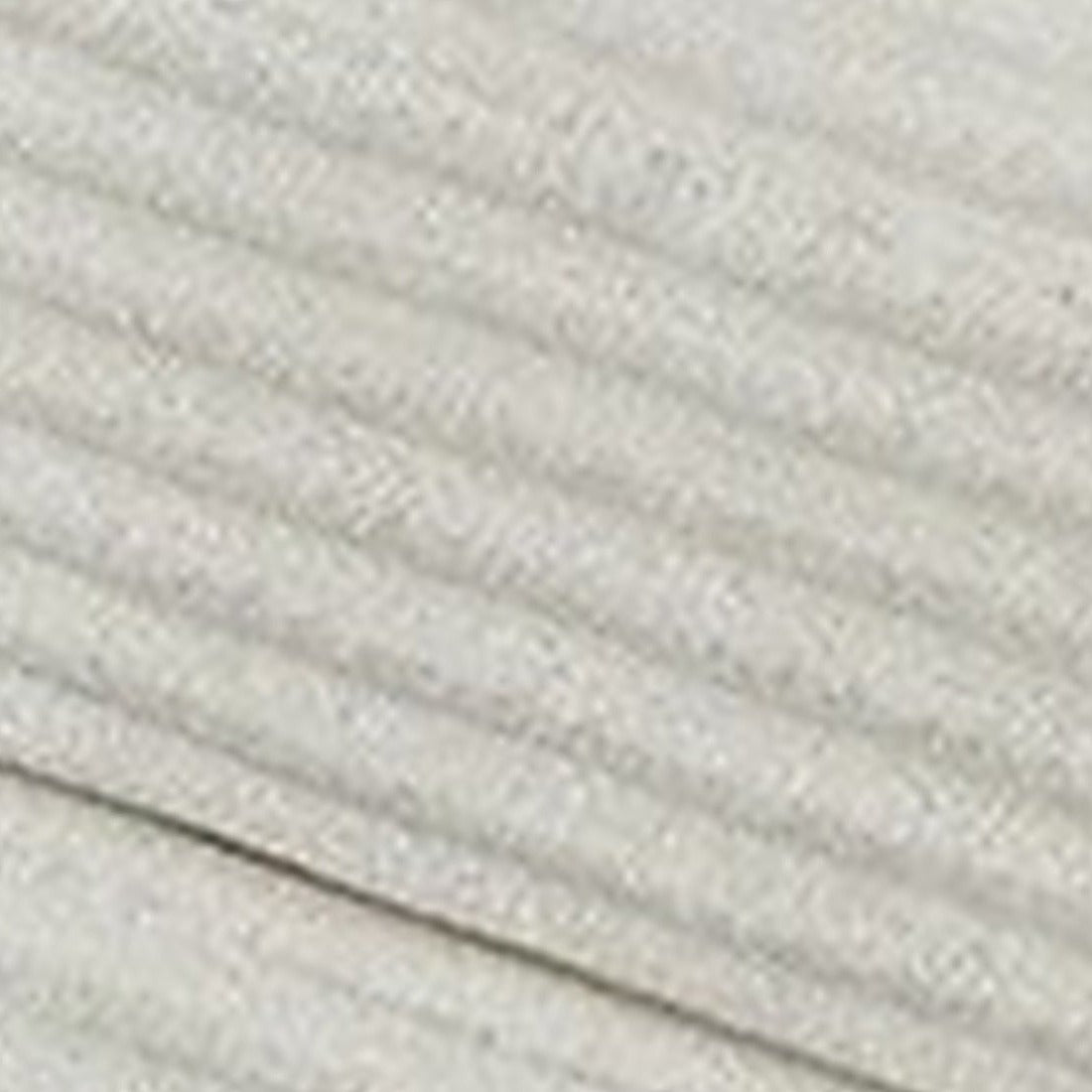 Pouf lit pliant en velours côtelé, coloris crème, macro matière