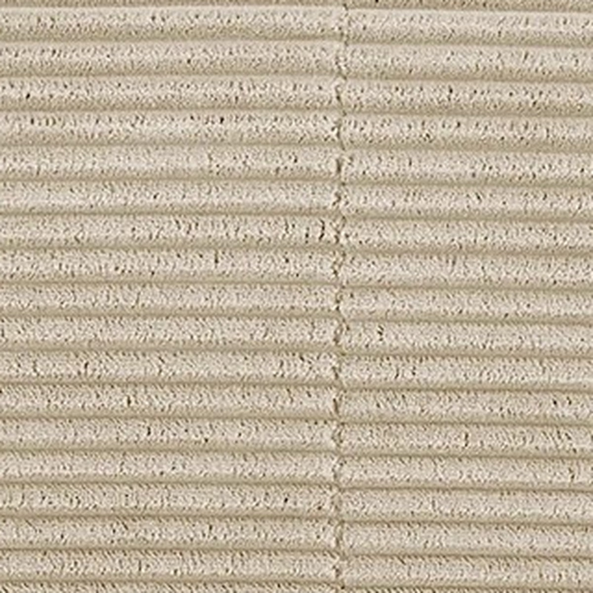 Velours côtelé beige, gros plan du velours côtelé