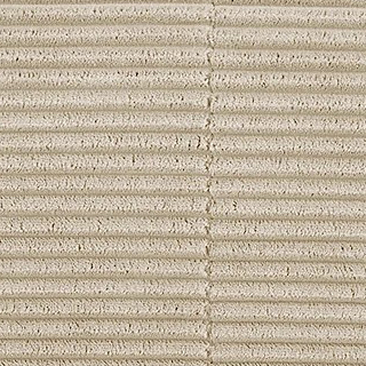 Gros plan du velours côtelé beige
